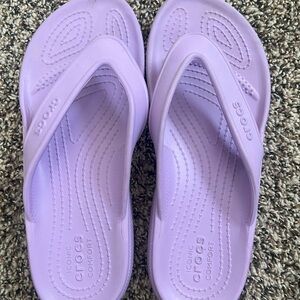 CROCS Lavender Flip Flops